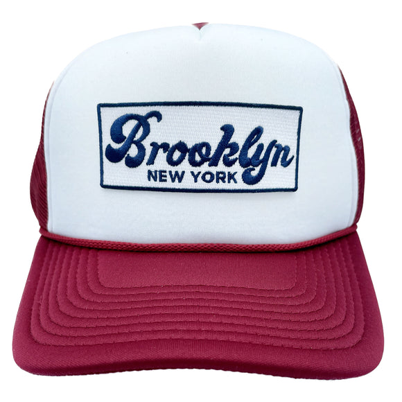 Brooklyn, New York Trucker Hat, Retro Brooklyn Snapback Hat / Adult Hat