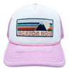 Kids Jackson Hole Hat (Ages 2-12), Retro Mountain Jackson Hole, Wyoming Snapback Youth Hat / Kid's Hat