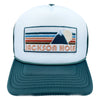 Kids Jackson Hole Hat (Ages 2-12), Retro Mountain Jackson Hole, Wyoming Snapback Youth Hat / Kid's Hat