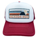 Kids Jackson Hole Hat (Ages 2-12), Retro Mountain Jackson Hole, Wyoming Snapback Youth Hat / Kid's Hat