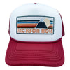 Kids Jackson Hole Hat (Ages 2-12), Retro Mountain Jackson Hole, Wyoming Snapback Youth Hat  / Kid's Hat