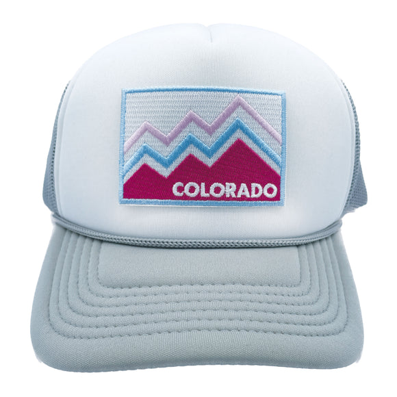Kids' Colorado Trucker Hat - Retro 90s Snapback Youth Hat