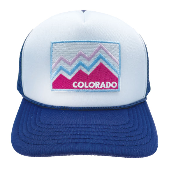 Kids' Colorado Trucker Hat - Retro 90s Snapback Youth Hat