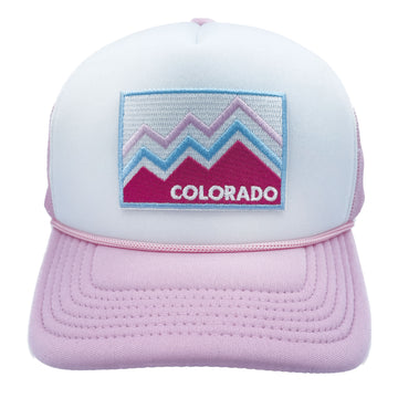 Kids' Colorado Trucker Hat - Retro 90s Snapback Youth Hat