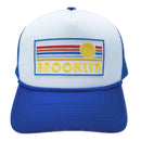 Kid's Brooklyn, New York Hat - Retro Sunrise Snapback Youth Hat-6