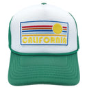 Kids' California Trucker Hat - Retro Sun Snapback Youth Hat-5