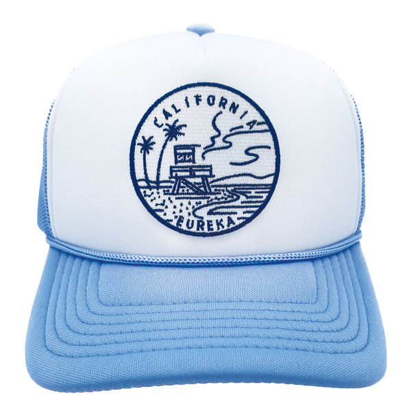 California Kid's Trucker Hat (Ages 2-12) - State Design Snapback California Toddler Hat / Kid's Hat