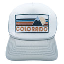 Kids' Colorado Trucker Hat - Retro Mountain Snapback Youth Hat-4