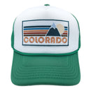 Kids' Colorado Trucker Hat - Retro Mountain Snapback Youth Hat-5