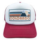Kids' Colorado Trucker Hat - Retro Mountain Snapback Youth Hat-6