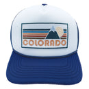 Kids' Colorado Trucker Hat - Retro Mountain Snapback Youth Hat-1