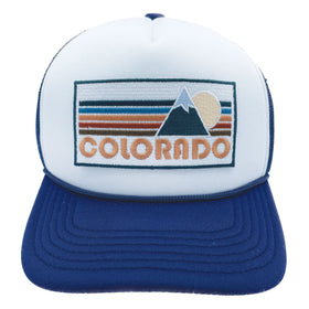 Kids' Colorado Trucker Hat - Retro Mountain Snapback Youth Hat
