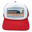 Kids' Colorado Trucker Hat - Retro Mountain Snapback Youth Hat-7