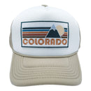Kids' Colorado Trucker Hat - Retro Mountain Snapback Youth Hat-9