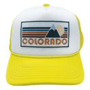 Kids' Colorado Trucker Hat - Retro Mountain Snapback Youth Hat-10