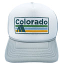 Kids' Colorado Trucker Hat - Retro Camping Snapback Youth Hat-4