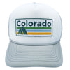 Kid's Colorado Hat (Ages 2-12) - Retro Camping Colorado Snapback Trucker Toddler Hat / Kid's Hat