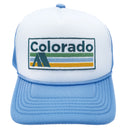 Kids' Colorado Trucker Hat - Retro Camping Snapback Youth Hat-5