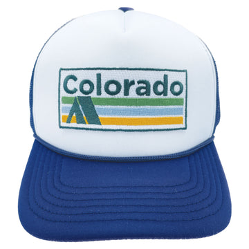 Kids' Colorado Trucker Hat - Retro Camping Snapback Youth Hat - 0