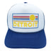 Navy Blue / White