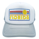 Kids' Florida Trucker Hat - Retro Sun Snapback Youth Hat-3