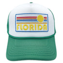Kids' Florida Trucker Hat - Retro Sun Snapback Youth Hat-4