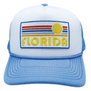 Kids' Florida Trucker Hat - Retro Sun Snapback Youth Hat-1