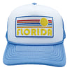 Kid's Florida Hat (Ages 2-12) - Retro Sun Snapback Trucker Florida Toddler Hat / Youth Hat