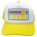 Kids' Florida Trucker Hat - Retro Sun Snapback Youth Hat-7