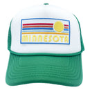 Kids' Minnesota Trucker Hat - Retro Sun Snapback Youth Hat-3