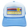 Minnesota Kid's Trucker Hat (Ages 2-12) - Retro Sun Snapback Minnesota Toddler Hat  / Kid's Hat