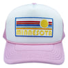 Minnesota Kid's Trucker Hat (Ages 2-12) - Retro Sun Snapback Minnesota Toddler Hat  / Kid's Hat