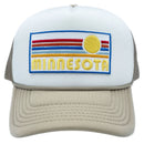 Kids' Minnesota Trucker Hat - Retro Sun Snapback Youth Hat-9