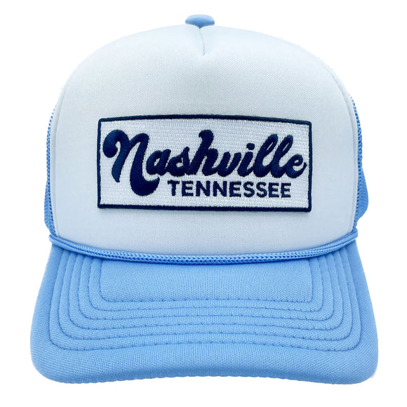 Kids' Nashville, Tennessee Trucker Hat - Retro Snapback Youth Hat