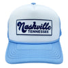 Kid's Nashville, Tennessee Hat (Ages 2-12) - Retro Nashville Snapback Trucker Youth Hat / Kid's Hat