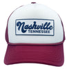 Kid's Nashville, Tennessee Hat (Ages 2-12) - Retro Nashville Snapback Trucker Youth Hat / Kid's Hat