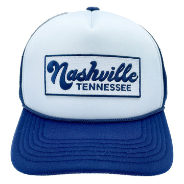 Kids' Nashville, Tennessee Trucker Hat - Retro Snapback Youth Hat