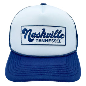 Kid's Nashville, Tennessee Hat (Ages 2-12) - Retro Nashville Snapback Trucker Youth Hat / Kid's Hat