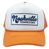 Kid's Nashville, Tennessee Hat (Ages 2-12) - Retro Nashville Snapback Trucker Youth Hat / Kid's Hat