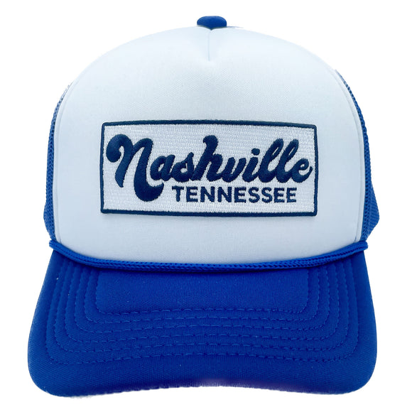 Kids' Nashville, Tennessee Trucker Hat - Retro Snapback Youth Hat