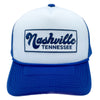 Kid's Nashville, Tennessee Hat (Ages 2-12) - Retro Nashville Snapback Trucker Youth Hat / Kid's Hat