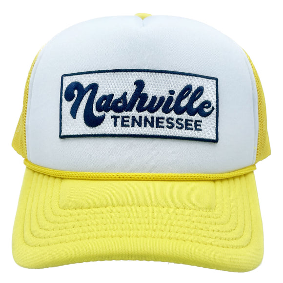 Kids' Nashville, Tennessee Trucker Hat - Retro Snapback Youth Hat