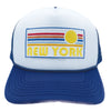 Navy Blue / White
