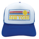 Kids' New York Trucker Hat - Retro Sun Snapback Youth Hat-5
