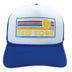 Royal Blue / White