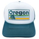 Kids' Oregon Trucker Hat - Retro Camping Snapback Youth Hat-1