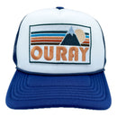 Kid's Ouray, Colorado Trucker Hat - Retro Mountain  Snapback Youth Hat-5