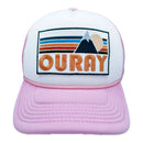 Kid's Ouray, Colorado Trucker Hat - Retro Mountain  Snapback Youth Hat-6