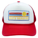Kids' Santa Barbara, California Trucker Hat - Retro Sun Snapback Youth Hat-7
