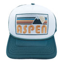 Kids' Aspen, Colorado Trucker Hat - Retro Mountain Snapback Youth Hat-3